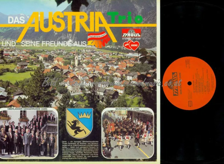 LP--Das Austria Trio – Mein Schönes Zams  // NM ansehen