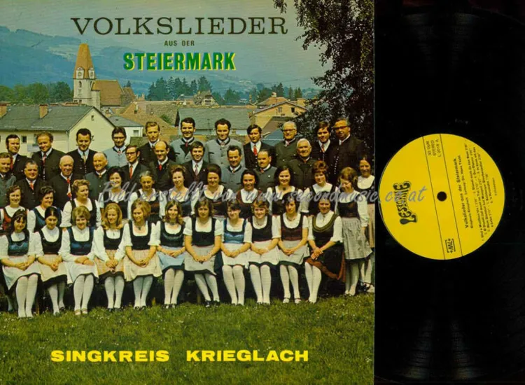 LP--Singkreis Krieglach – Volkslieder Aus Der Steiermark  // NM ansehen