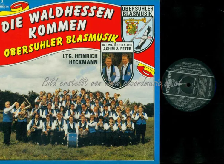 LP-- Die Waldhessen kommen -- Obersuhler Blasmusik    // NM ansehen