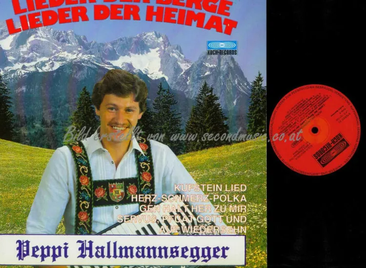 LP--Peppi Hallmannsegger -- Lieder der Berge    // NM ansehen