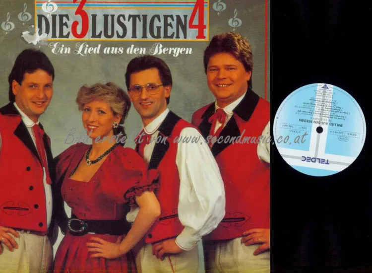 LP-- Die 3 Lustigen 4 – Ein Lied Aus Den Bergen // NM ansehen