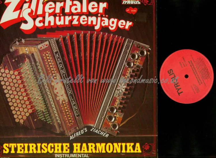 LP--Orig. Zillertaler Schürzenjäger – Steirische Harmonika Instrumental   // NM ansehen