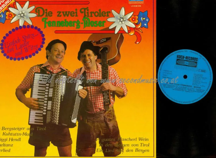 LP-Die Zwei Tiroler Fenneberg - Moser Einfach Spitze Ihre Lieder Und Witze / Blu ansehen