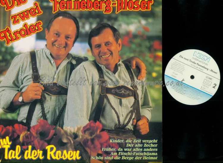 LP- Die Zwei Tiroler Fenneberg-Moser – Im Tal Der Rosen  / NM ansehen