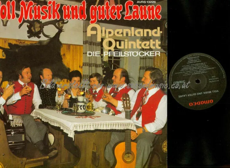 LP- Alpenland Quintett, Die Pfeilstöcker – Voll Musik Und Guter Laune // NM ansehen