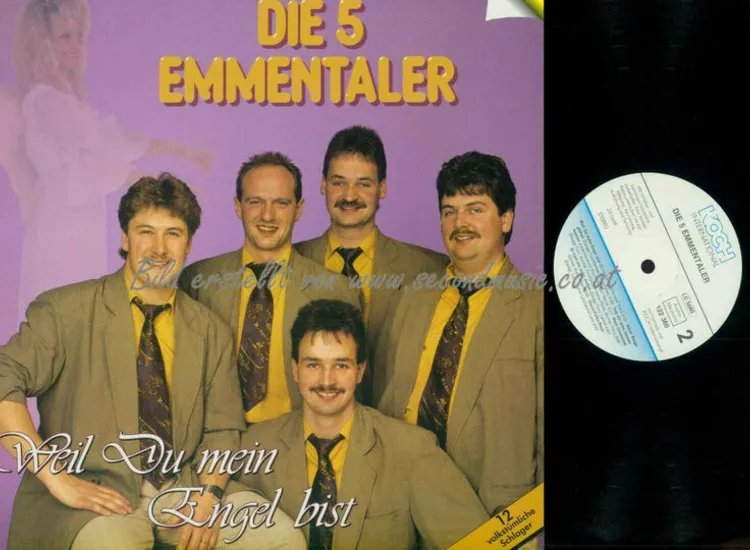 LP- Die 5 Emmentaler – Weil Du Mein Engel Bist  //   NM ansehen