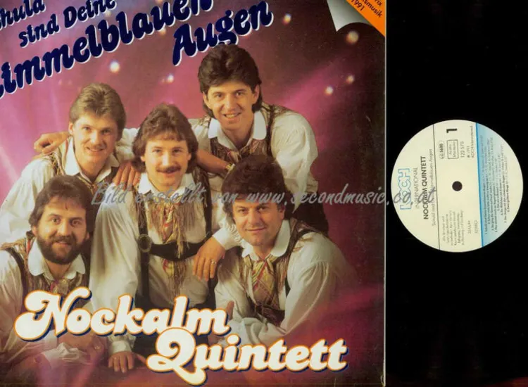 LP--Nockalm Quintett – Schuld Sind Deine Himmelblauen Augen  / NM ansehen