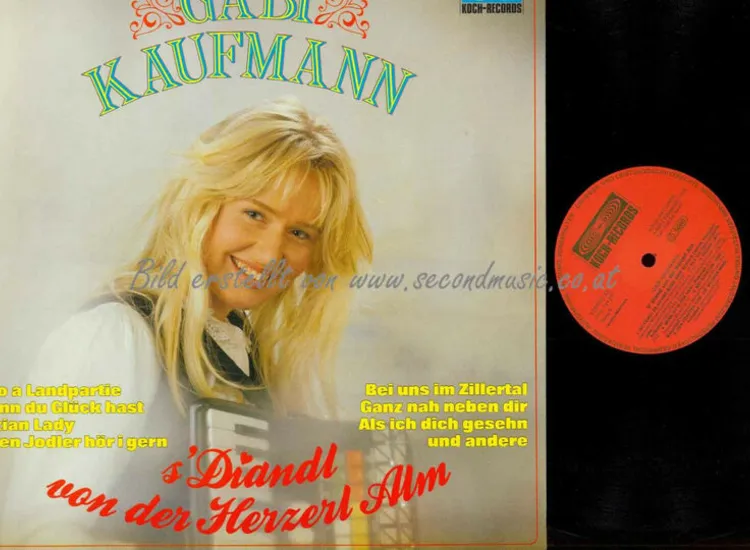 LP-- Gabi Kaufmann -- Diandl von der Herzerl Alm   //  NM ansehen