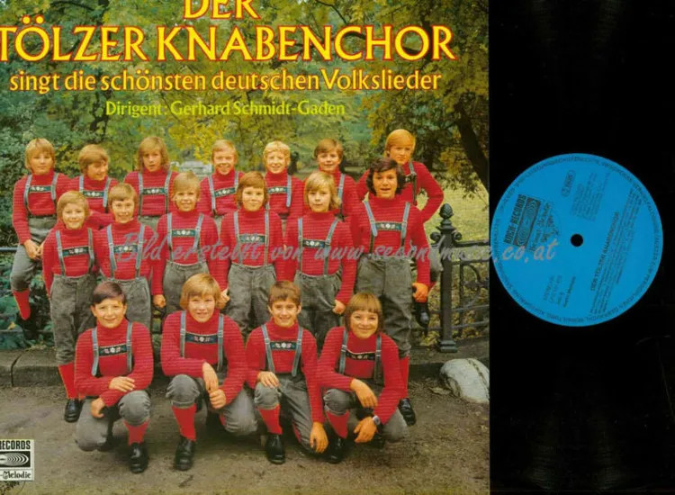 LP--Der Tölzer Knabenchor -- singt die schönsten deutschen Volkslieder  //  NM ansehen