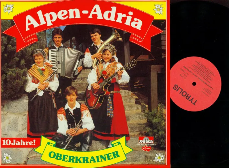 LP--  Alpen Adria  -- 10 Jahre Oberkrainer // NM ansehen