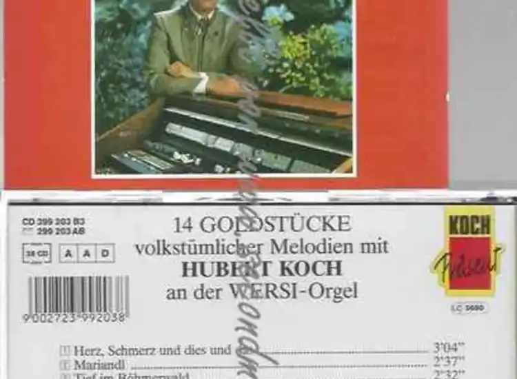 CD-- 14 Goldstücke volkstumlicher Melodien mit -- Hubert Koch ansehen