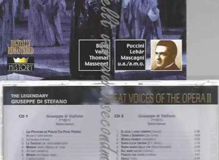 CD--Great Voices Of The Opera - Giuseppe Di Stefano ansehen