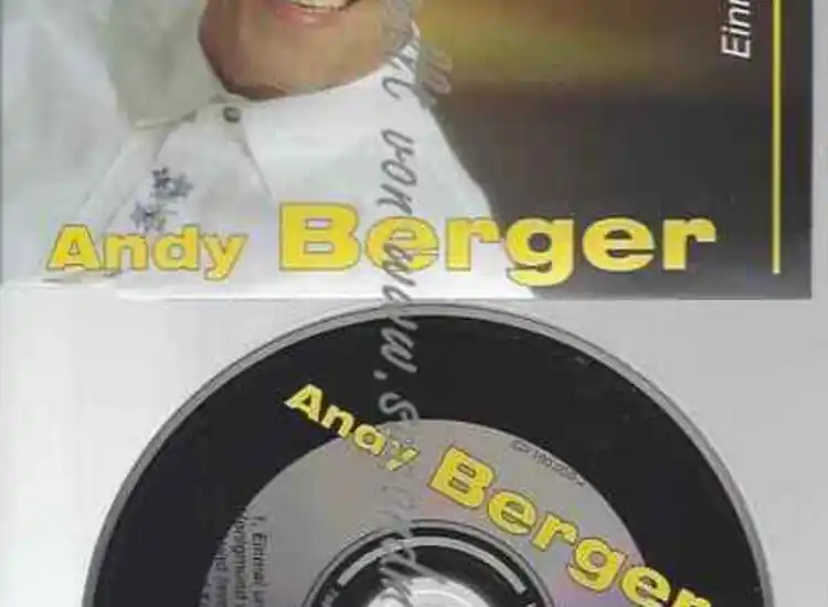 CD--Andy Berger --Einmal und immer wieder ansehen