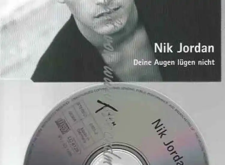 CD--JORDAN,NIK--DEINE AUGEN LÜGEN NICHT ansehen