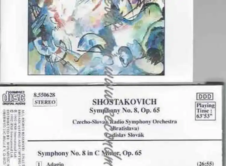 CD--SLOVAK, TSCHECHOSLOWAK.RSO, ET AL. | --SCHOSTAKOWITSCH: SINFONIE  SLOVAK ansehen