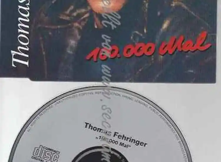 CD--THOMAS FEHRINGER--. 1000000 MAL (INCL. INSTR.) ansehen