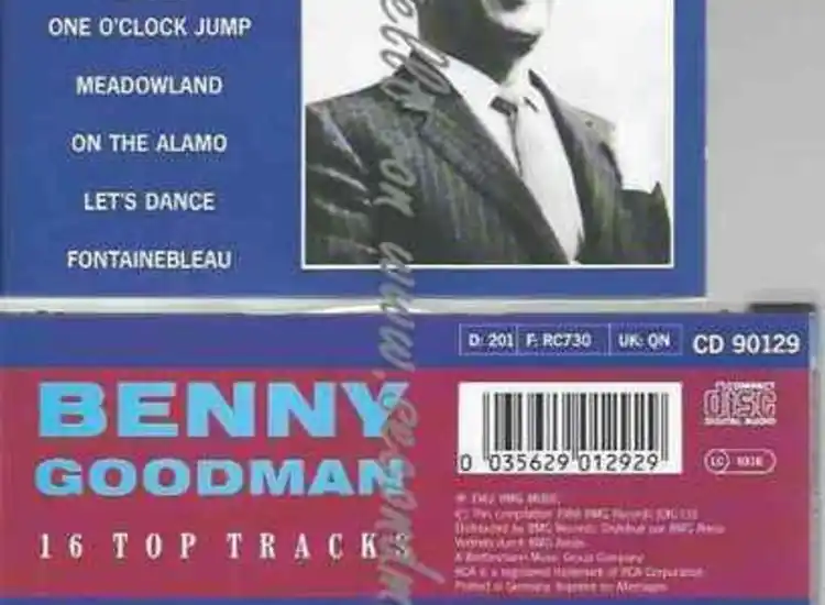 CD--BENNY GOODMAN-- TOP TRACKS ansehen