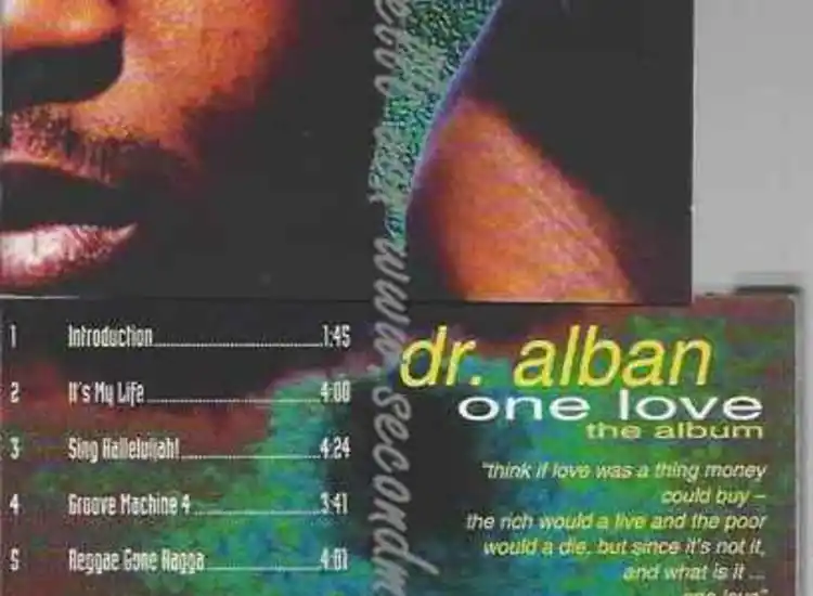 CD--DR. ALBAN | --ONE LOVE - THE ALBUM () ansehen