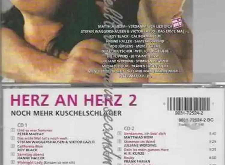 CD--HERZ AN HERZ 2 -NOCH MEHR ROMANTISCHE KUSCHELSCHLAGER- ansehen