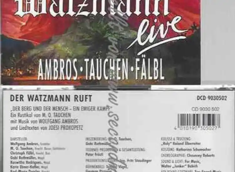 CD-- Watzmann live -- Ambros Tauchen ansehen