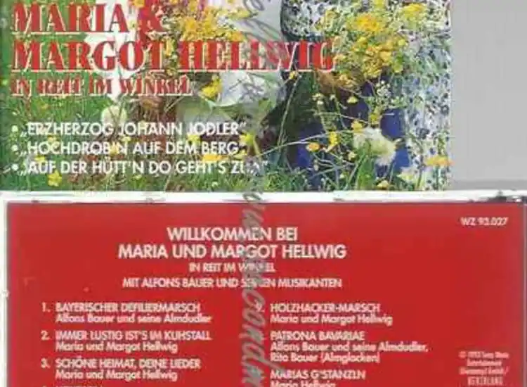 CD--Margot Hellwig--Willkommen Bei ansehen