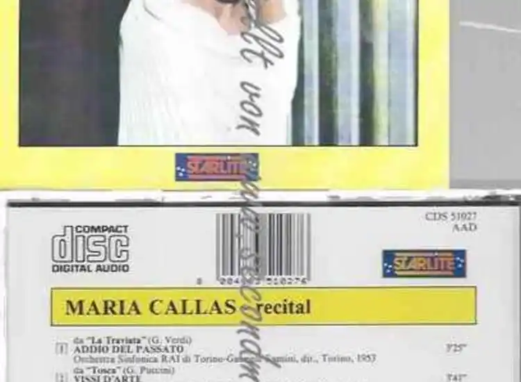 CD--Callas Maria | . Januar --Maria Callas - Recital ansehen