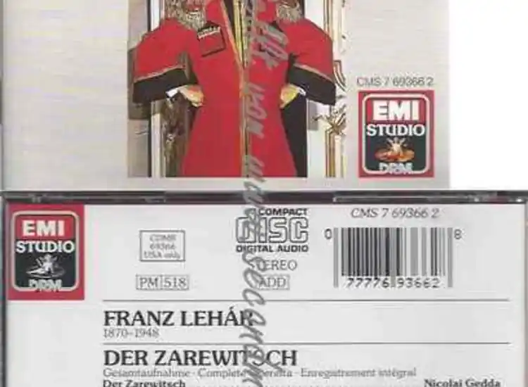 CD--Nicolai Gedda,  ., Franz Lehár, et al.--Lehar: Der Zarewitsch ansehen