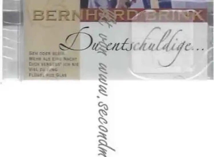 CD--Brink,Bernhard | --Du Entschuldige... ansehen