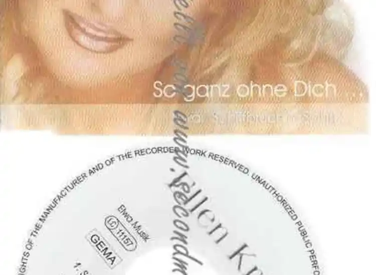 CD--Krenz,Ellen--So Ganz Ohne Dich ansehen