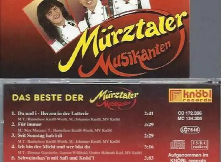 CD--  Mürztaler Musikanten --  Live Dabei ansehen