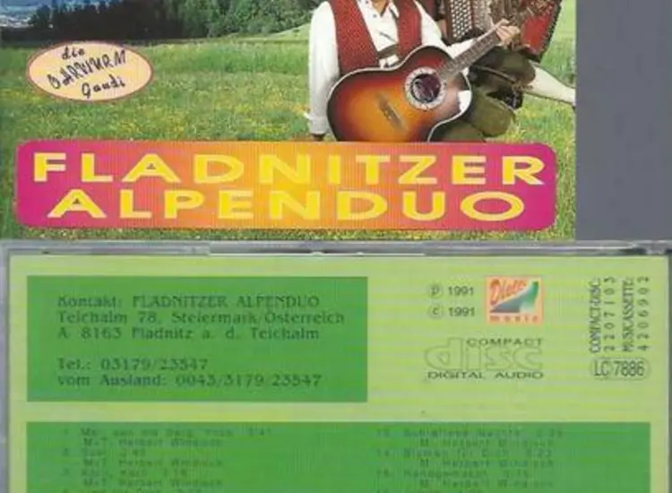 CD--Fladnitzer Alpenduo –Mei san die Berg hoch ansehen