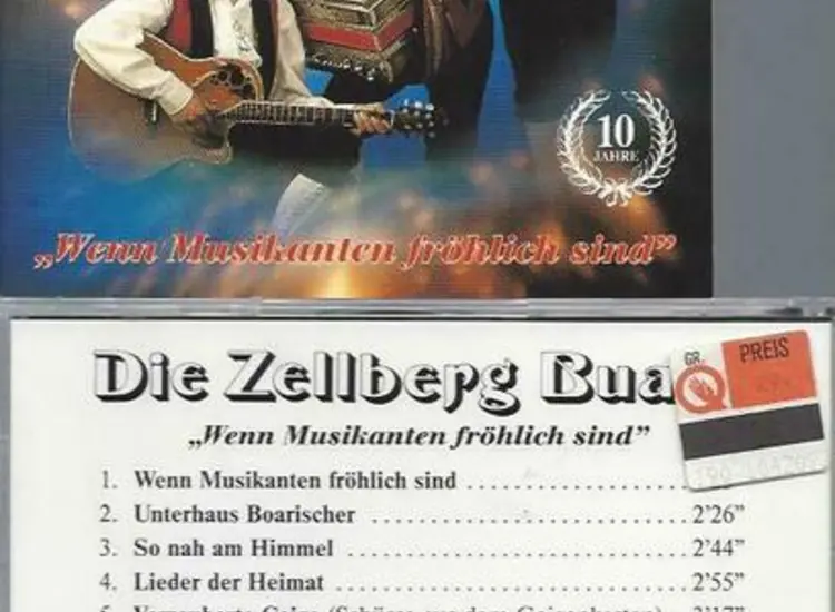 CD-- Zellberg Buam -- Wenn Musikanten fröhlich sind ansehen