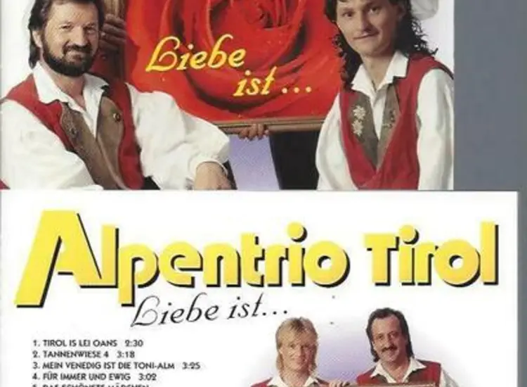 CD--Alpentrio Tirol – Liebe Ist. ansehen