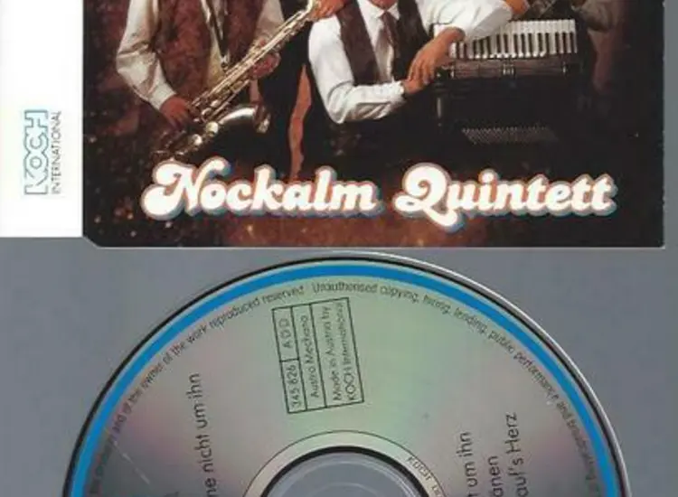 CD--Nockalm Quintett -- Weine nicht um mich ansehen