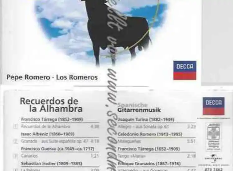 CD--Romero,Pepe, Los Romeros, et al. | --Spanische Gitarrenmusik (Eloquence) ansehen