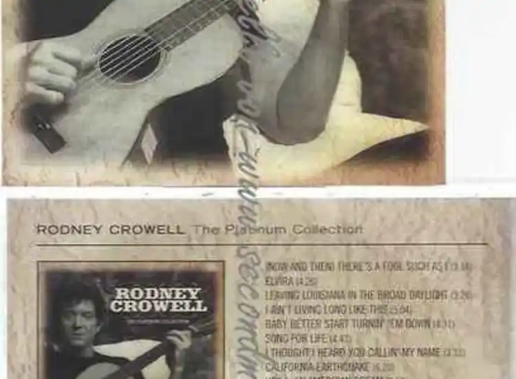 CD--Rodney Crowell | --Platinum Collection ansehen