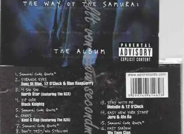 CD--RZA  --Ghost Dog - Der Weg des Samurai (Ghost Dog) ansehen