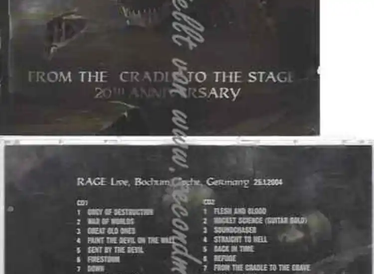 CD--Rage  --From the Cradle to the Stage ansehen