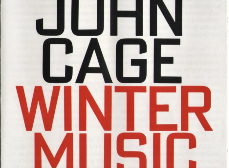 CD, Album John Cage - Winter Music ansehen