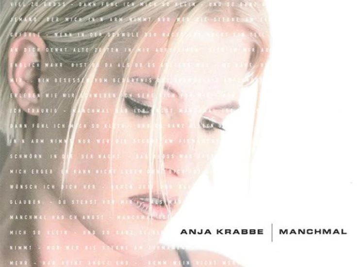 CD, Maxi Anja Krabbe - Manchmal ansehen