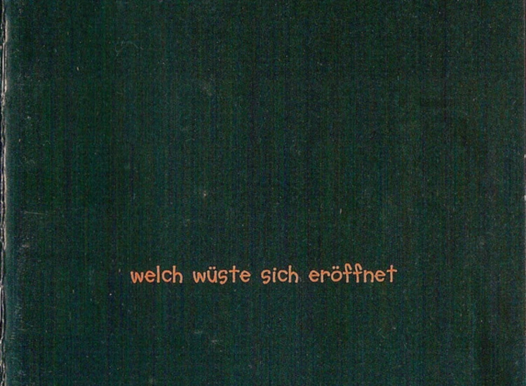 CD, Album Trümmer Sind Steine Der Hoffnung - Welch Wüste Sich Eröffnet ... Bitter Und Ewig ansehen