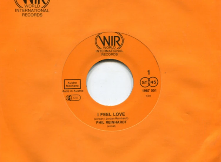 "7"", Single Phil Reinhardt - I Feel Love" ansehen