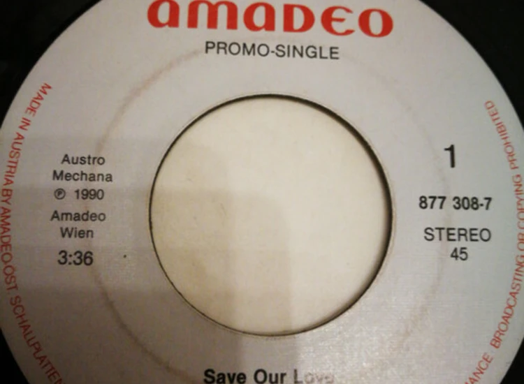 "7"", Single, Promo Marcus Petek - Save Our Love" ansehen