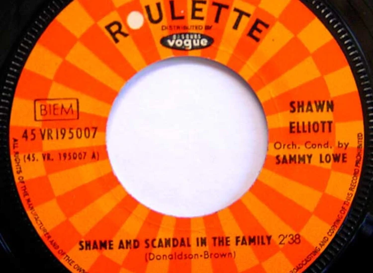 "7"", Single Shawn Elliott - Shame And Scandal In The Family / My Girl" ansehen