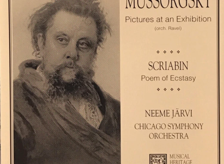 CD, Album Modest Mussorgsky, Alexander Scriabine, Neeme Järvi, The Chicago Symphony Orchestra - Mussorgsky: Pictures At An Exhibition, Scriabin: Poem of Ecstasy ansehen