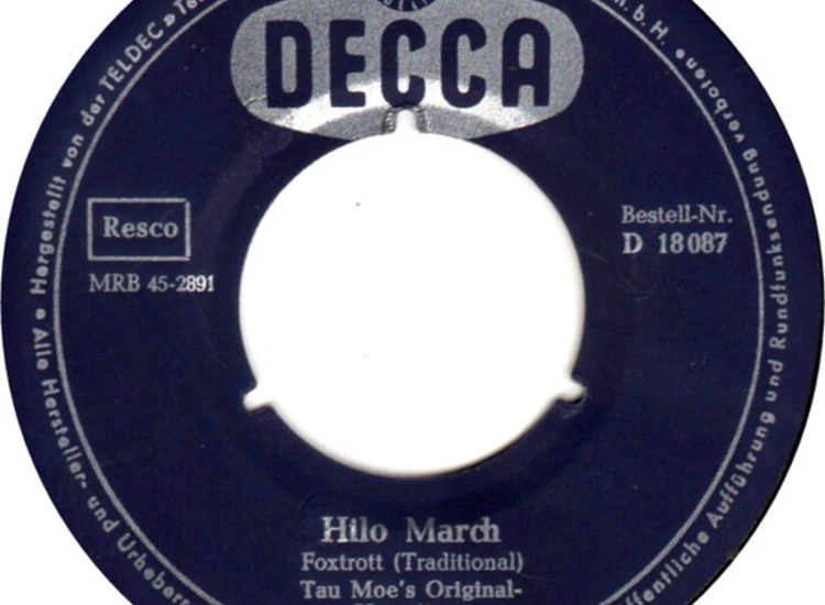 "7"", Single, Mono Tau Moe's Original Hawaiians - Hilo March" ansehen