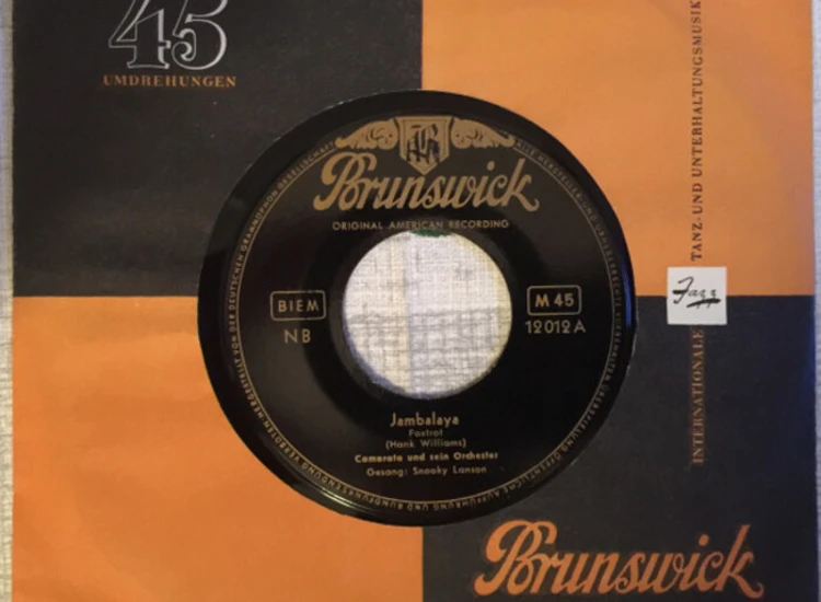 "7"", Single, Mono Snooky Lanson - Jambalaya (On The Bayou) /  Veradero" ansehen