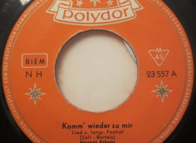 "7"", Single, Mono Margot Eskens - Komm' Wieder Zu Mir" ansehen