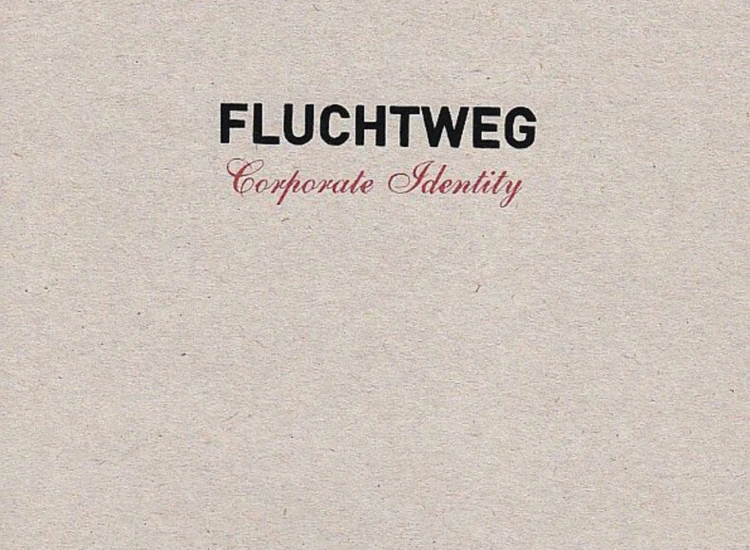 CD, Album Fluchtweg - Corporate Identity ansehen