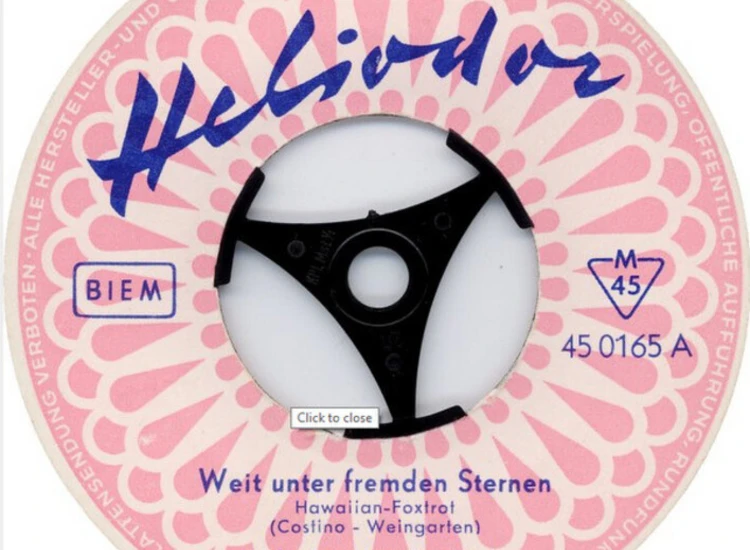 "7"", Single, Mono Valentinos Hawaiian-Band - Weit Unter Fremden Sternen" ansehen